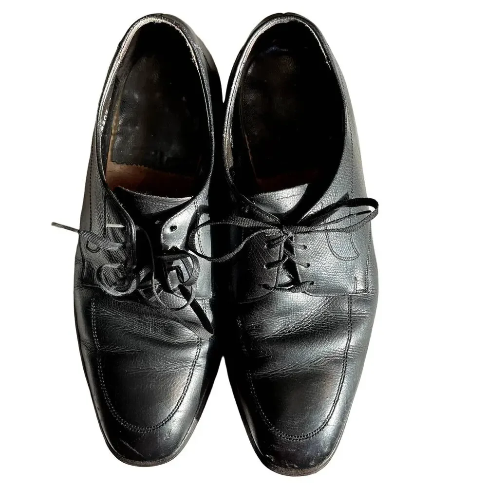 The Florsheim Shoe Men Size 10 D Black Leather Dress 618307